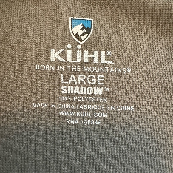 Size L Kuhl lightweight zip up w/ hood - Picture 2 of 2
